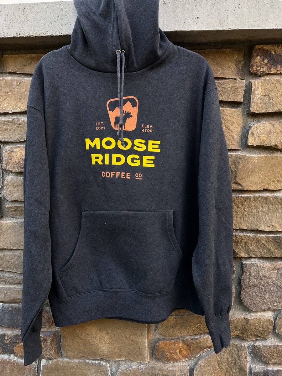 Moose Ridge charcoal hoodie