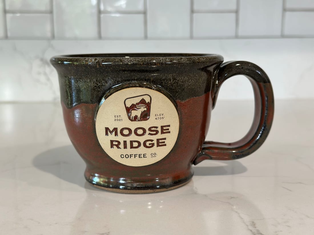 Moose Ridge pottery latte cup